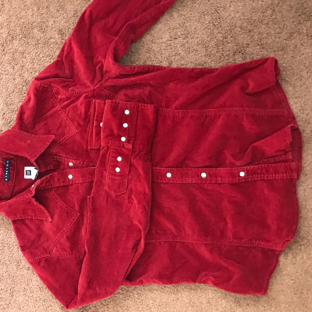 Corduroy top